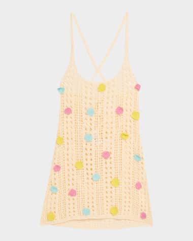 PQ Swim Zoie Floral Crochet Coverup Dress