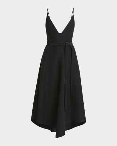 princess polly baby blue dress Proenza Schouler Selena Backless Twist Back Matte Viscose Crepe Dress -  Dresses & Skirts - Free Shipping