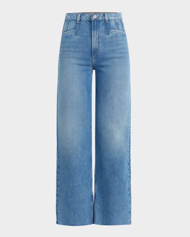 Favorite Daughter The Jordie Super High-Rise Wide-Leg Jeans
