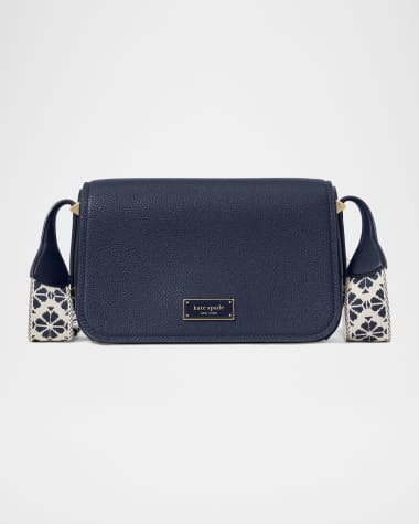 kate spade new york liv flap leather crossbody bag
