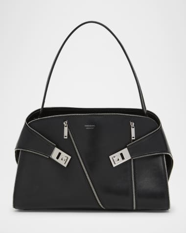 Ferragamo Hug Multi-Zip Leather Crossbody Bag