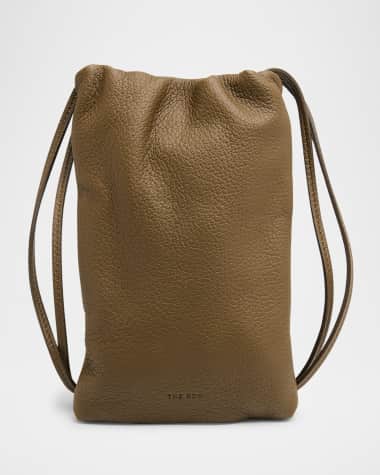 THE ROW Bourse Phone Case in Deer Leather