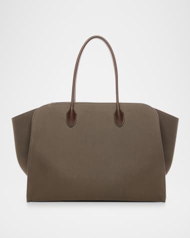 THE ROW Marlo 17 Tote Bag in Textured Canvas