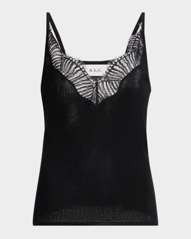 A.L.C. Alba Lace Cami Top