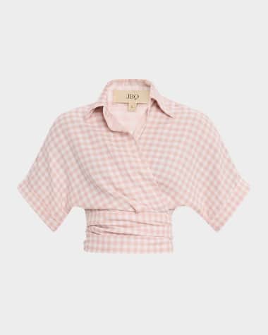 JBQ Kora Collared Wrap Top