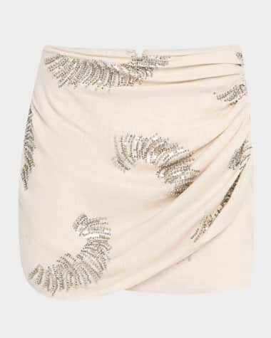 JBQ Otis Embellished Mini Skirt