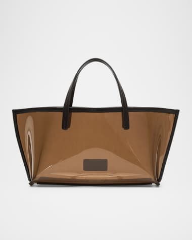 STAUD Christos Mini Clear Tote Bag