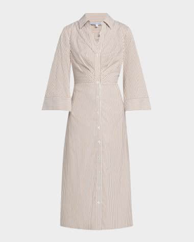 Veronica Beard Haydon Stripe Shirtdress