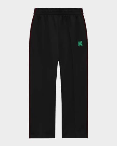 Amiri Boy's Bones Embroidered Track Pants, Size 4-12