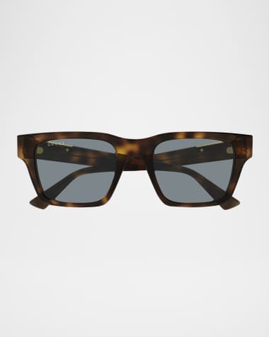 Gucci Men's GG1889S Acetate Rectangle Sunglasses