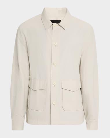 Vince Men's Cotton-Blend Utility Jacket