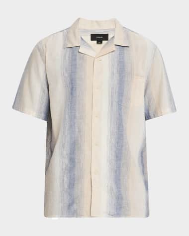 Vince Men's Striped Cabana Shirt