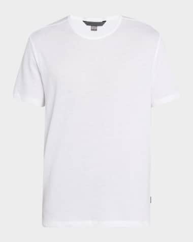 John Varvatos Men's Stanley Textured Cotton Crewneck T-Shirt