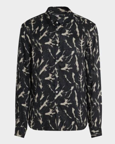 John Varvatos Men's Ross Branch Contour Sport Shirt