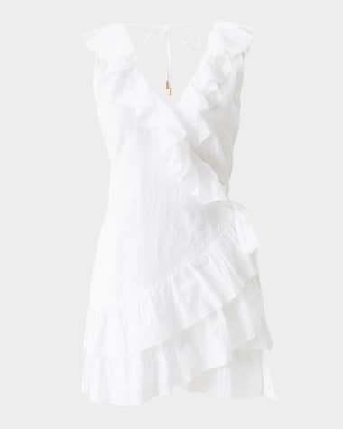 Melissa Odabash Molly Ruffle Mini Dress