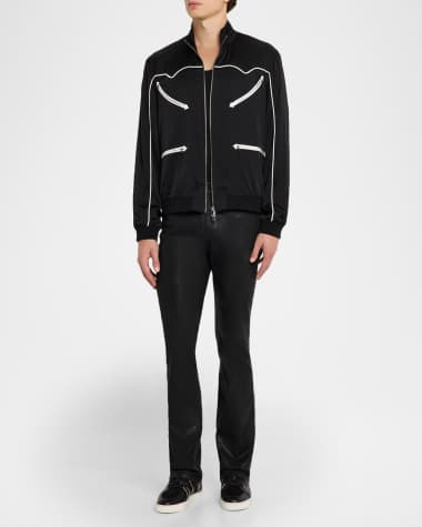 V-Neck Hardware One-Piece Swimsuit