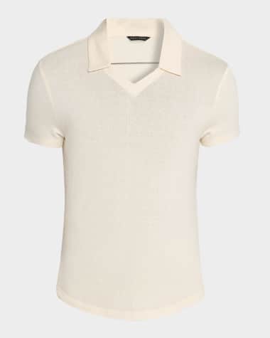 monfrere Men's Slim Fit Johnny Collar Polo Shirt