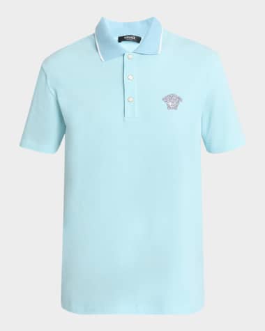 Versace Men's Medusa Pique Polo Shirt