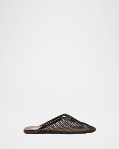 ALAIA Mesh Flat Mules