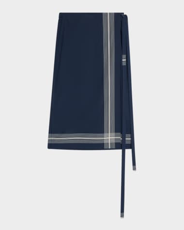 Vince Handkerchief Wrap Skirt