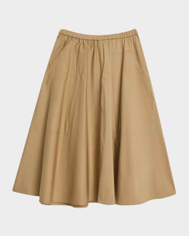Vince Pull-On Full Skirt
