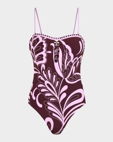 La Blanca Fiji Bandeau One-Piece Swimsuit