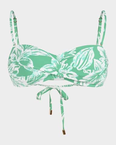 La Blanca Batiki Twist Bandeau Bikini Top