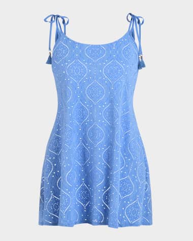 La Blanca Mantra Embroidered Tank Dress