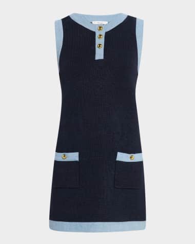 FRAME The Mixed Mini Dress