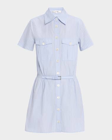 FRAME The Striped Safari Shirtdress