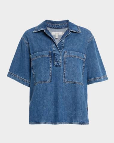 FRAME The Hi-Low Shirt
