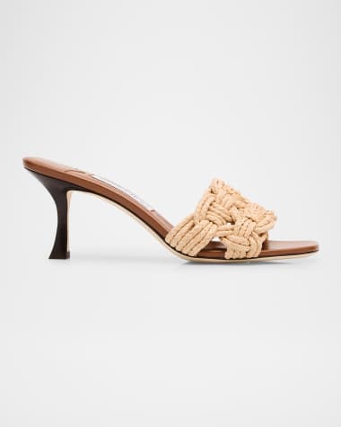 Jimmy Choo Chara 70 Crochet Sandals