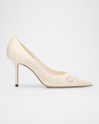 Jimmy Choo Love 85 Nappa Embroidered Pumps