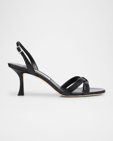 Jimmy Choo Elsy 70 Leather Sandals