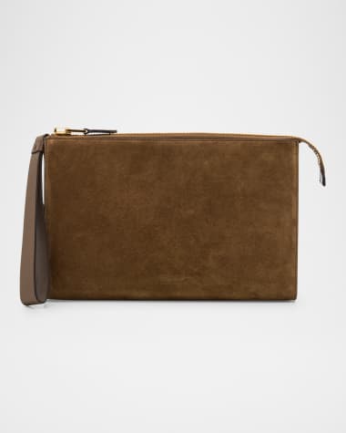 TOM FORD Men's Suede Wrist Pouch