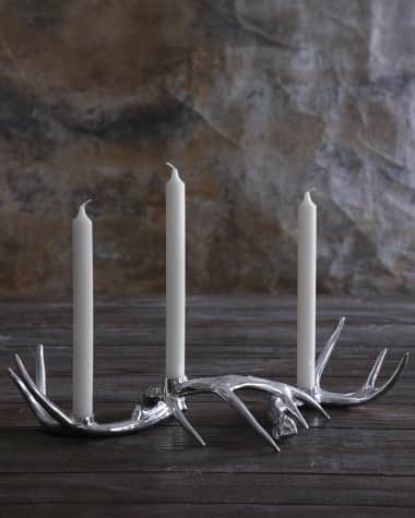 Beatriz Ball WESTERN Antler Candlestick, Set of 3