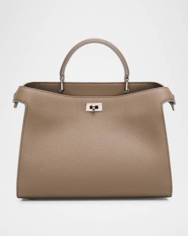 Michino Paris Lutece PM Grained Leather Top-Handle Bag