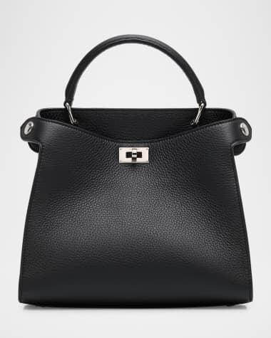 Michino Paris Lutece Mini Grained Leather Top-Handle Bag