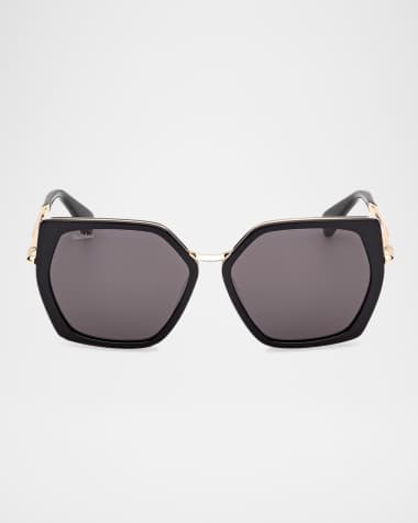 Max Mara Miller-5 Acetate Square Sunglasses