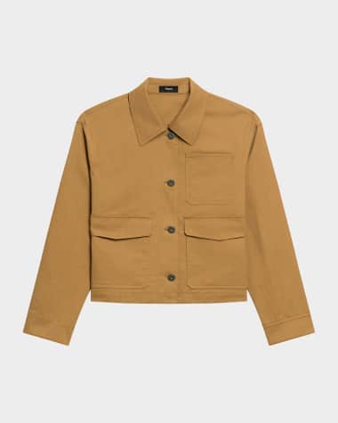 Theory Cropped Work Jacket
