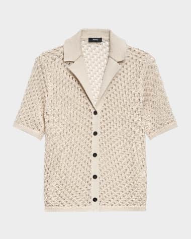 Theory Short-Sleeve Camp Shirt