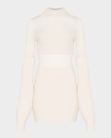 V-Neck Hardware One-Piece Swimsuit