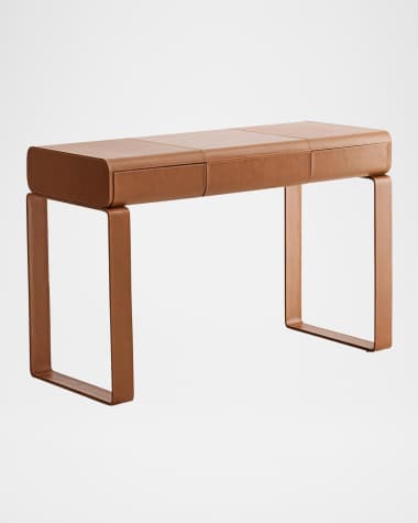Arteriors Meyer Leather Writing Desk