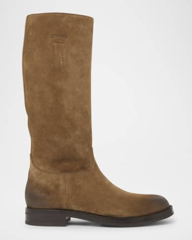 Church's Penny Mid-Calf Suede Boots