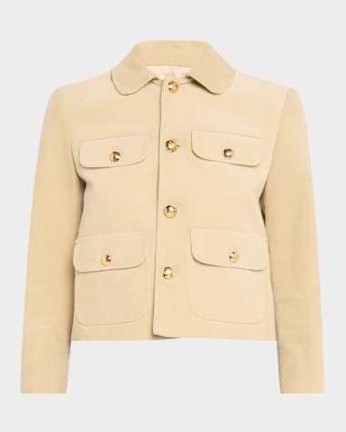 Nili Lotan Chamonix Corduroy Short Jacket