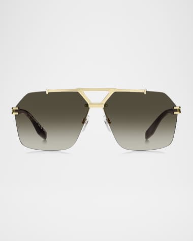 Marc Jacobs Marc 837S Titanium Rectangular Sunglasses