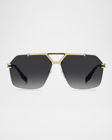 Marc Jacobs Marc 837S Titanium Rectangular Sunglasses