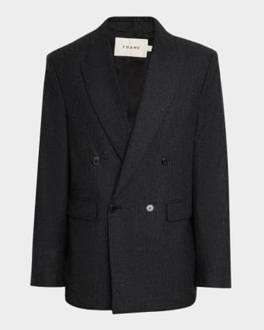 FRAME Men's Pinstripe Wool Blazer