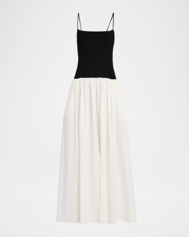 Toccin Orielle Drop-Waist Cami Maxi Dress