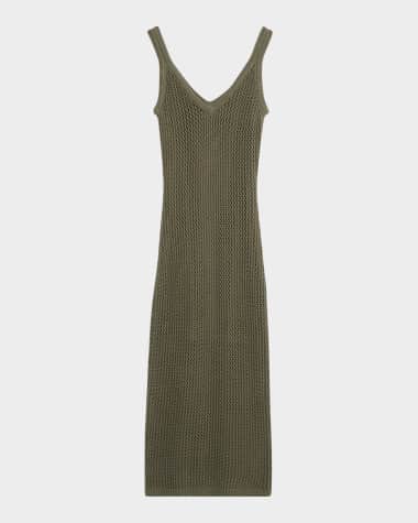 Toccin Kayla Crochet Tank Midi Dress